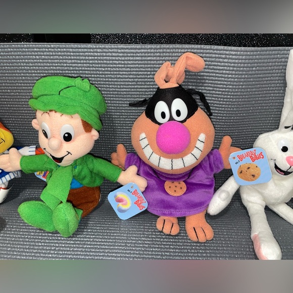 1997 General Mills Breakfast Babies Stuffed Toys Complete Set of 7 with Tags. - Picture 9 of 13